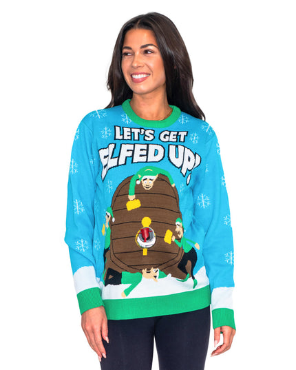 Let's Get Elfed Up! Festive Ugly Christmas Sweater