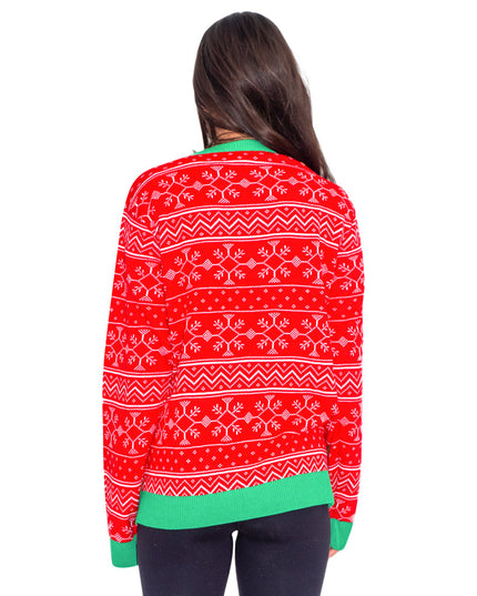 Jingle Juice Beverage Themed Ugly Christmas Sweater