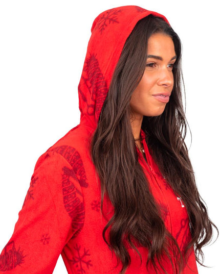 Todd and Margo Matching Couples Christmas Pajamas Jumpsuit