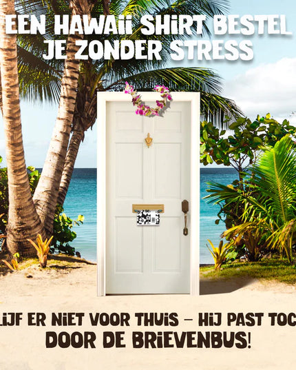 Camisa hawaiana Surfboards de Hibisco Azul