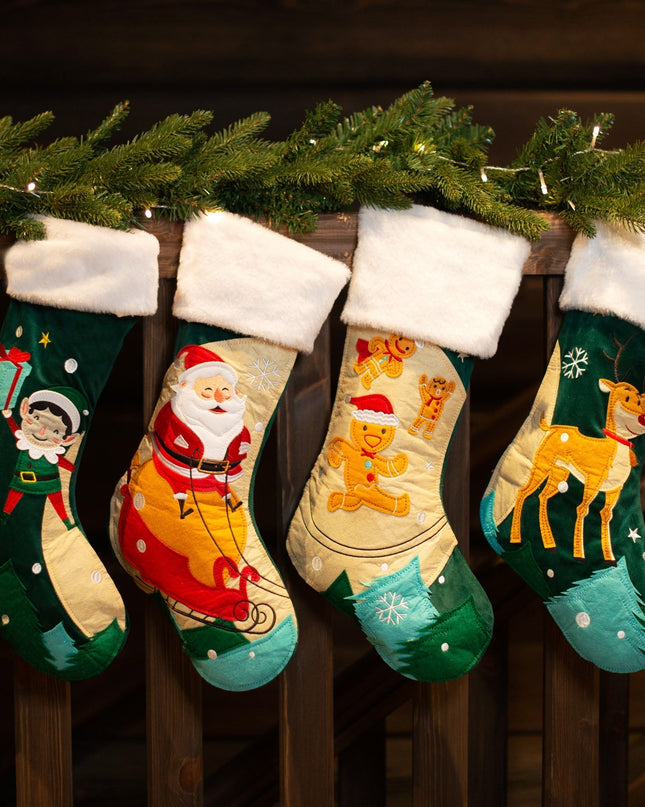 Elf Matching Family Christmas Stocking
