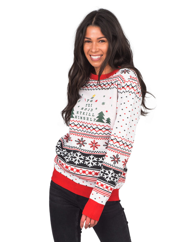 Epstein Didn't Kill Himself Ugly Christmas Sweater