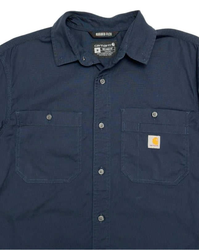 Vintage Short Sleeve Shirt - Carhartt | Rugged Flex Blue