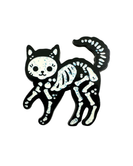 X-ray Cat Pin Badge | Tags: Accessories