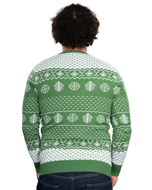 Suéter Navideño Feo Verde Animal Sucio Unisex