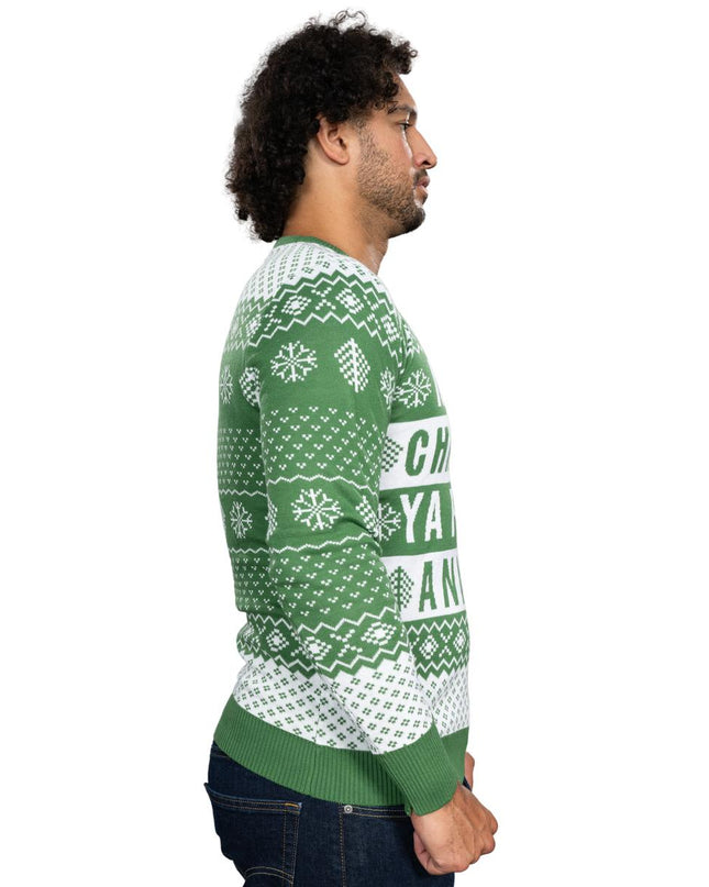 Suéter Navideño Feo Verde Animal Sucio Unisex