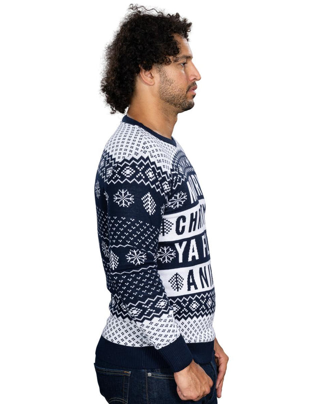 Suéter Navideño Feo Marino Animal Sucio Unisex