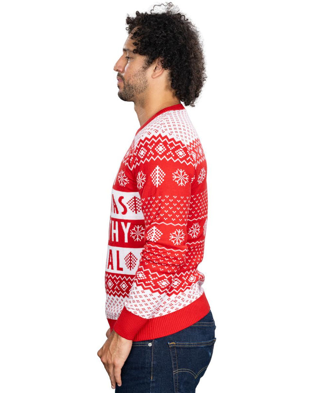 Suéter Navideño Feo Rojo Animal Sucio Unisex