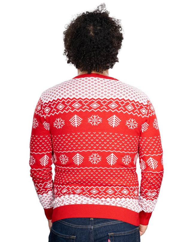 Suéter Navideño Feo Rojo Animal Sucio Unisex