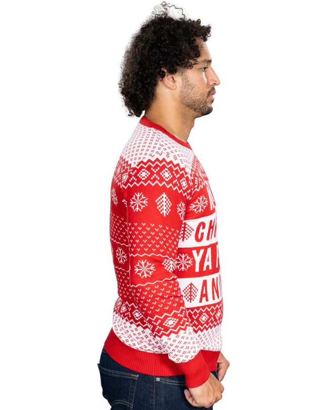 Suéter Navideño Feo Rojo Animal Sucio Unisex