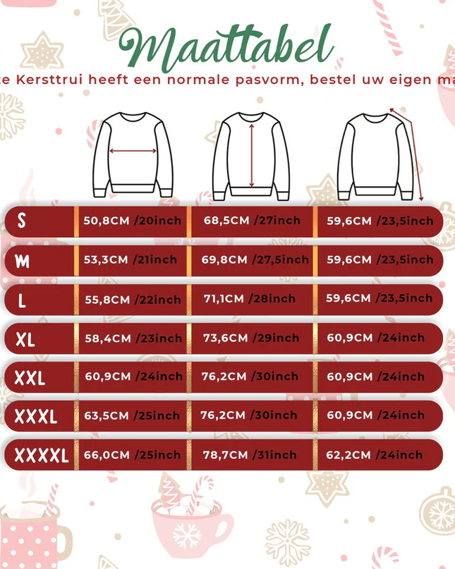 Classic Red Christmas Sweater for Women by Marius