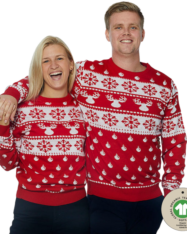 Classic Red Christmas Sweater for Women by Marius