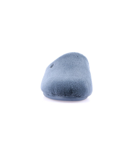 Grünland Women's Faux Fur Slippers in Jeans for Cozy Relaxation