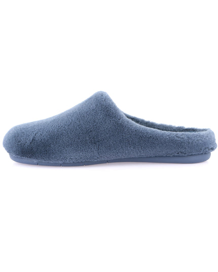Grünland kvinders faux fur slippers - jeans | Hyggelig ferieafslapning
