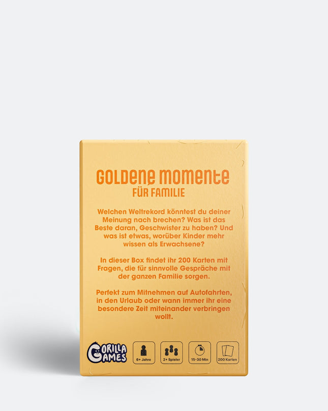 Golden Moments Family Board Game - Fun for All Ages