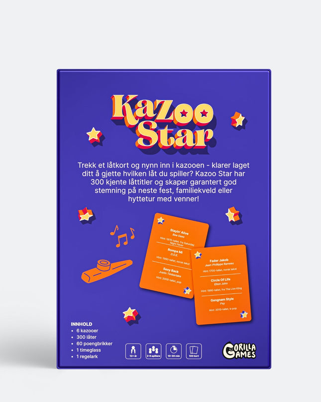 Juego de Mesa Kazoo Star para Pascua y Regalos