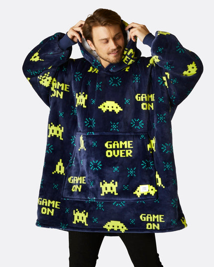 HappyHoodie Game Over - Sjovt Loungewear til Voksne