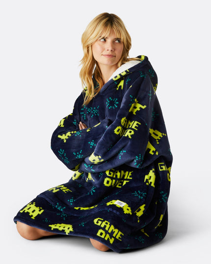 HappyHoodie Game Over - Sjovt Loungewear til Voksne
