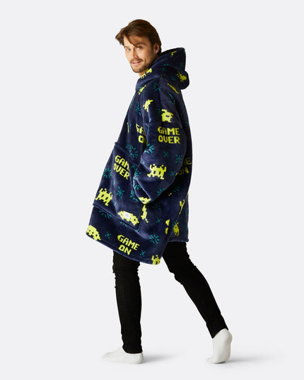 HappyHoodie Game Over - Sjovt Loungewear til Voksne