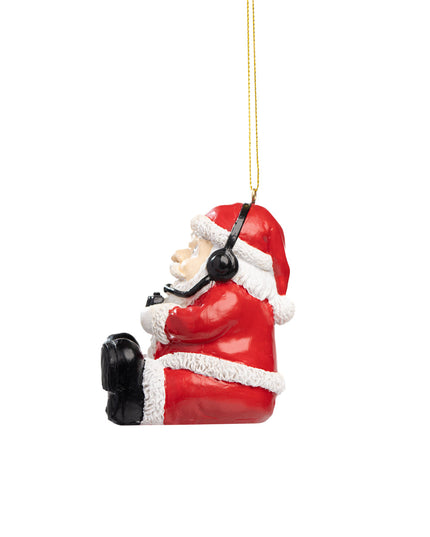 Gamer Santa Christmas Tree Ornament