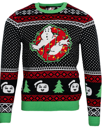 Ghostbusters LED Light-Up Ugly Christmas Sweater