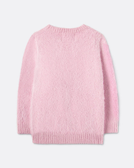 Kids' Glitter Reindeer Christmas Sweater