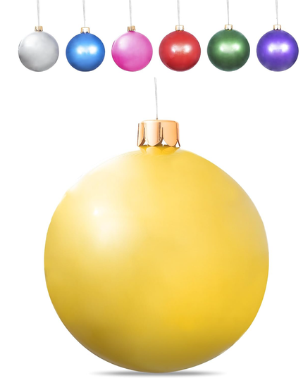 Inflatable Oversized Ornaments for Holiday Decorations