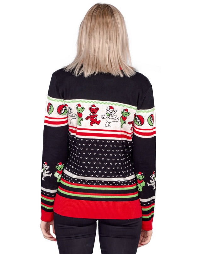 Women's Grateful Dead Tacky Dancing Bears Ugly Sweater