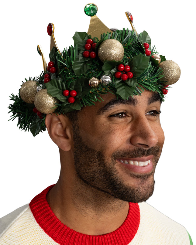 Green Monster Christmas Crown