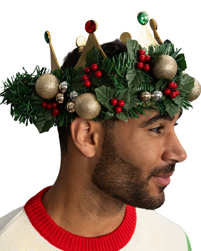 Green Monster Christmas Crown