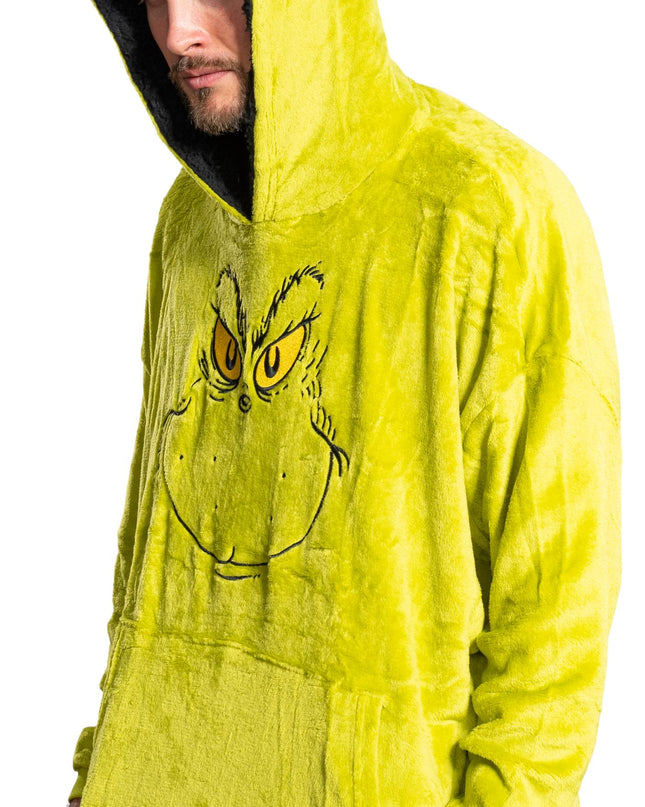 Grinch Face Sleep Poncho