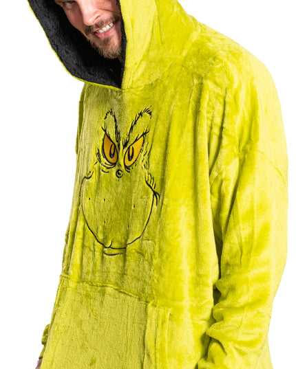 Poncho de sueño Grinch Face