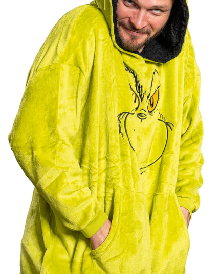 Poncho de sueño Grinch Face