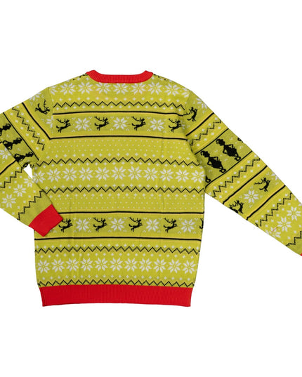 Feeling Grinchy Santa Hat Adult Ugly Christmas Sweater