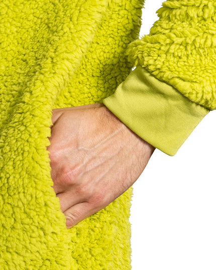 Grinch Sherpa Heldragt med Hoved Lynlås