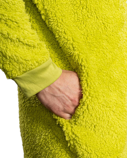 Grinch Sherpa Union Suit with Head Zipper