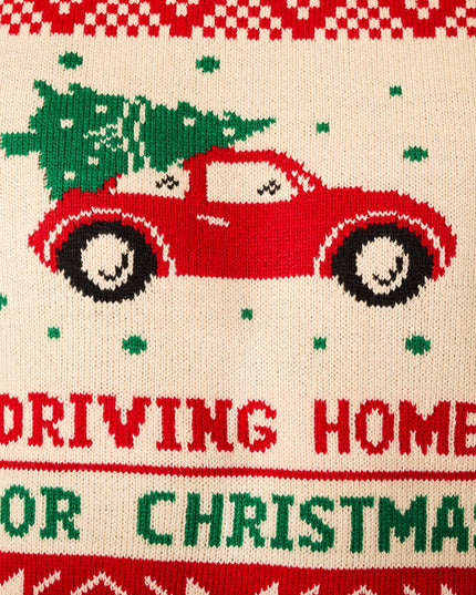 Women's Driving Home Christmas Sweater