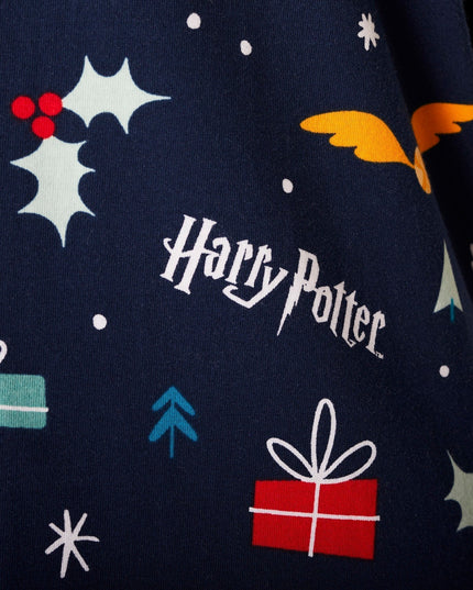Blå Harry Potter Familie Pyjamas