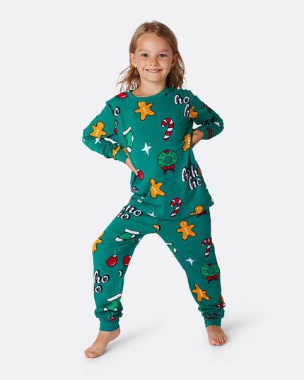 Grøn Hohoho Familie Pyjamas