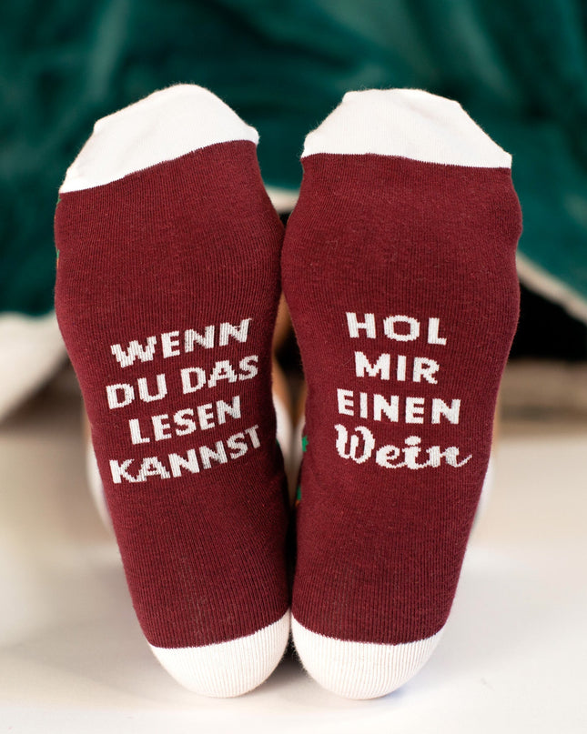 "Get Me a Wine" Socks - Perfect Gift for Wine Enthusiasts