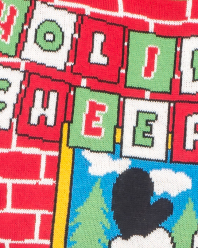 Holiday Cheers! Santa with Beer Holder Ugly Christmas Sweater