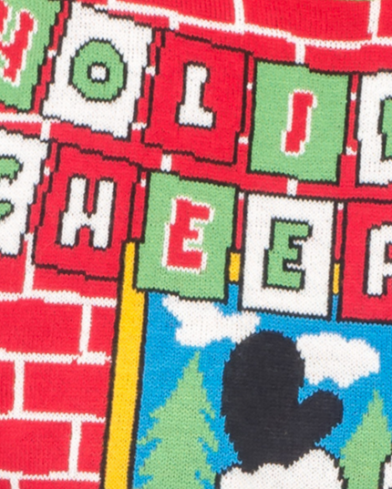 ¡Salud Navideña! Suéter feo de Navidad de Santa con soporte para cerveza