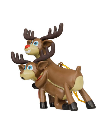 Humping Reindeer Christmas Tree Ornament