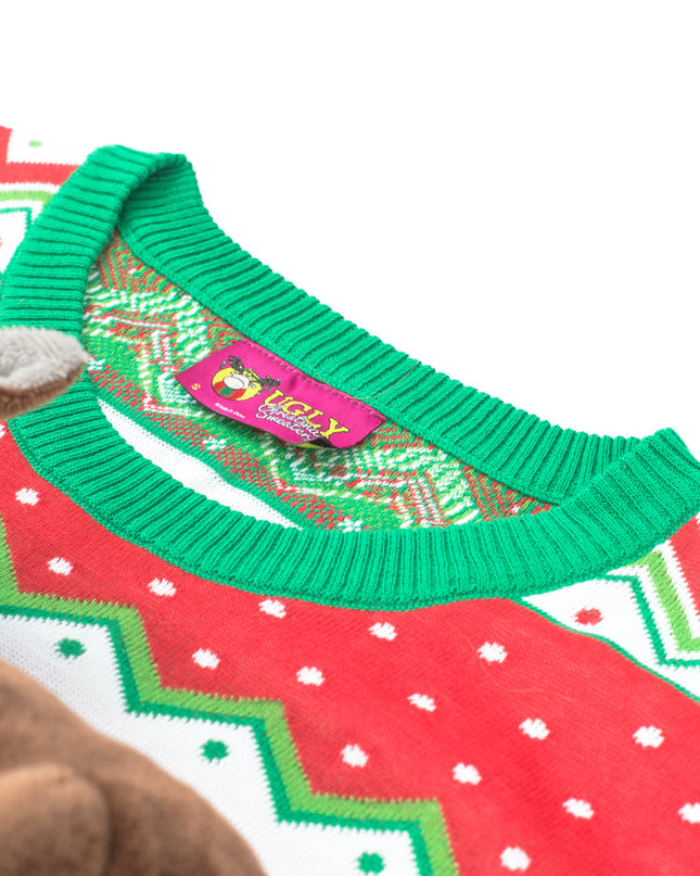 Humping Reindeer 3D Animated Ugly Christmas Sweater