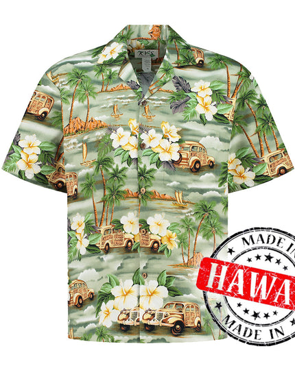 Hawaiian Shirt with Flowers from Hawaii