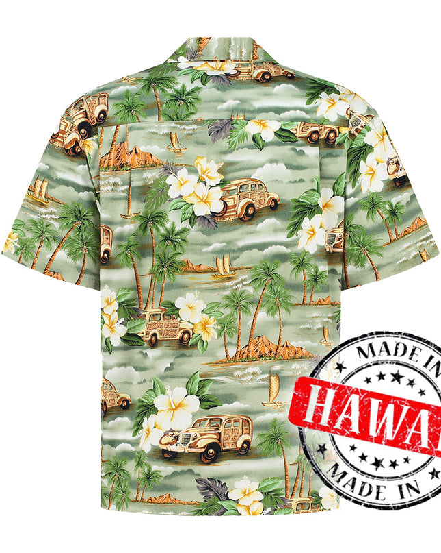 Camisa Hawaiana con Flores de Hawaii
