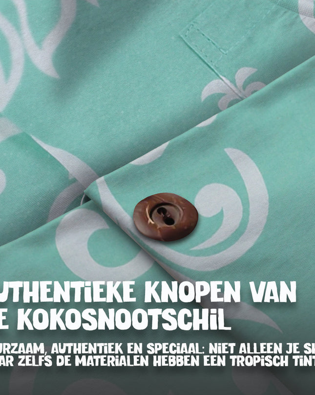 Hawaiian Shirt Vacation Flair in Turquoise