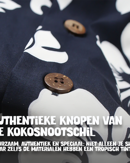 Camisa Hawaiana Floral Azul