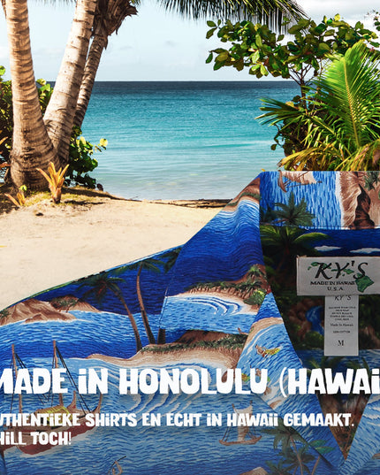 Camisa hawaiana Navegando por Hawái