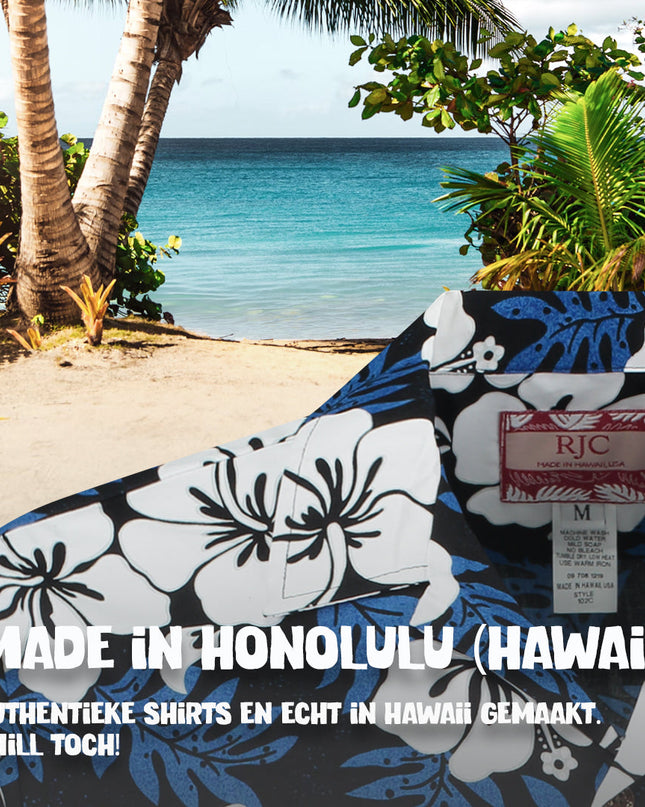 Graceful Blue Flowers Hawaiian Shirt